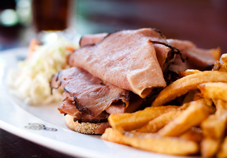 montreal smoked meat sandwich