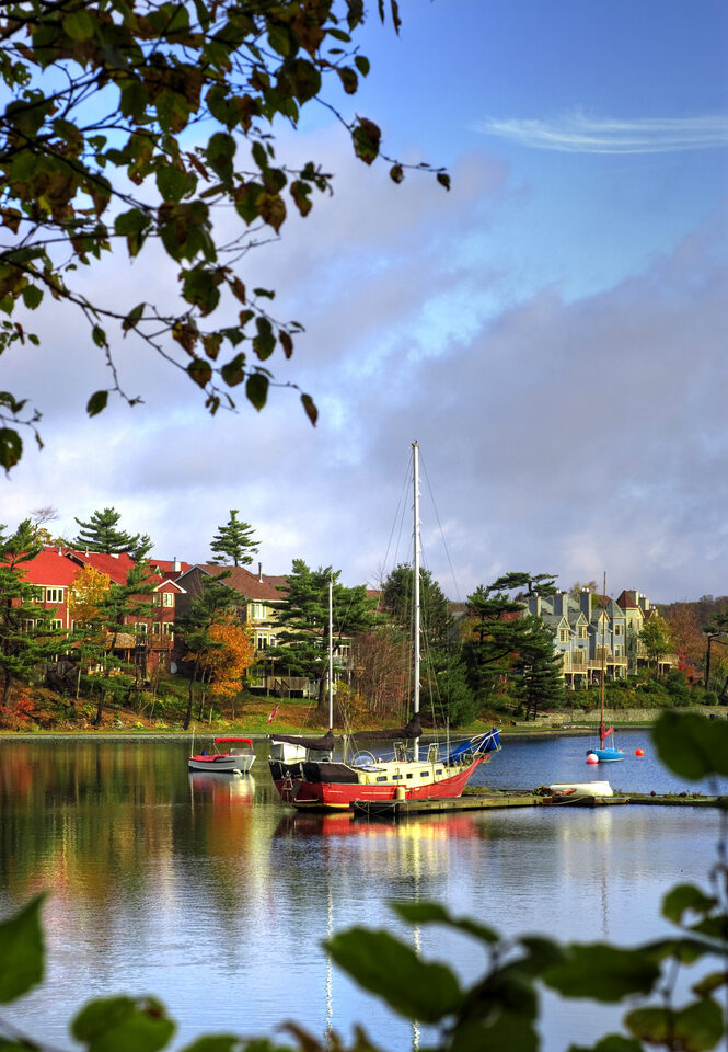 Nova Scotia harbor scene