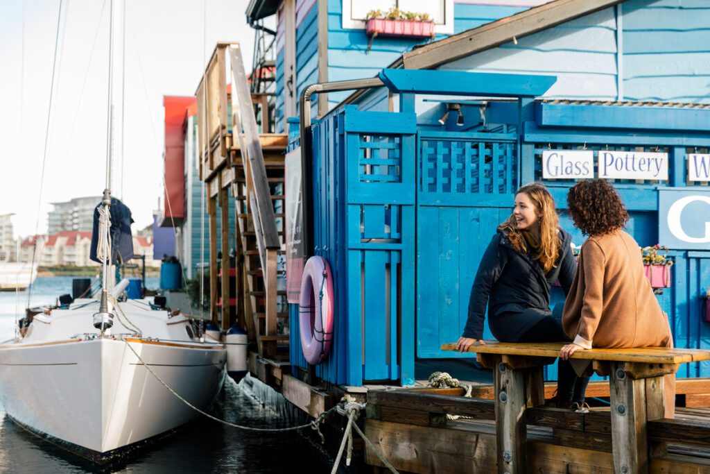 beautiful views at Fisherman's Wharf, Victoria, Vancouver Island