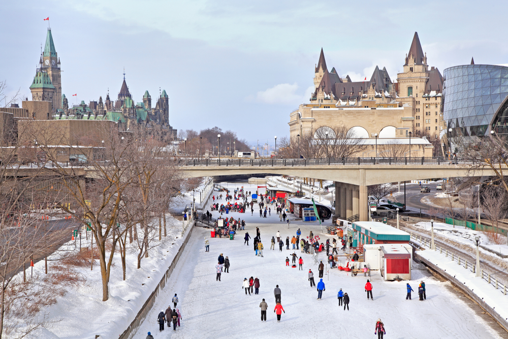 Ottawa one of the best canadian cities to visit in winter