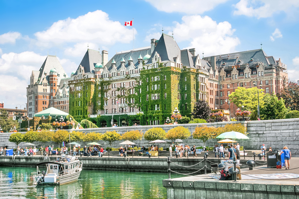 Inner harbour one of the Best Photography Spots in Victoria, British Columbia.