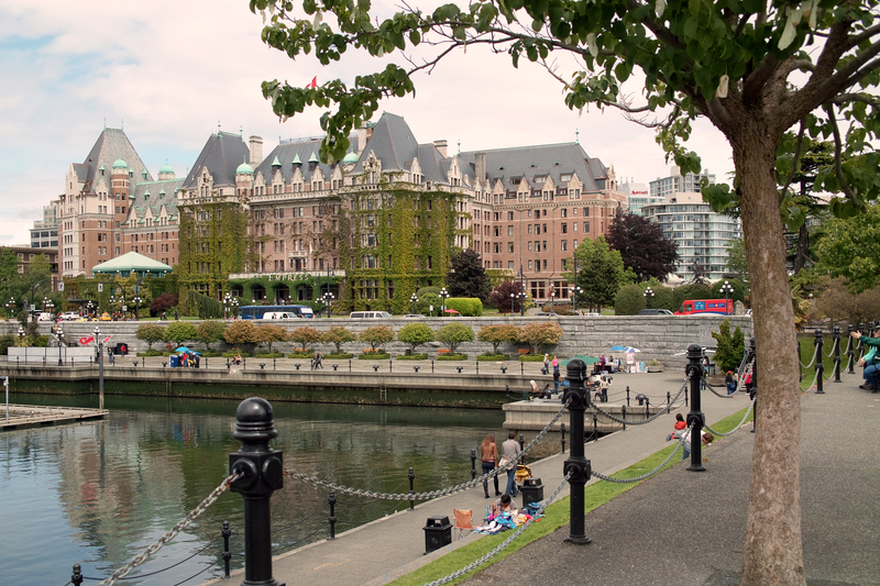 Empress Hotel and Harbour, Victoria BC Canada