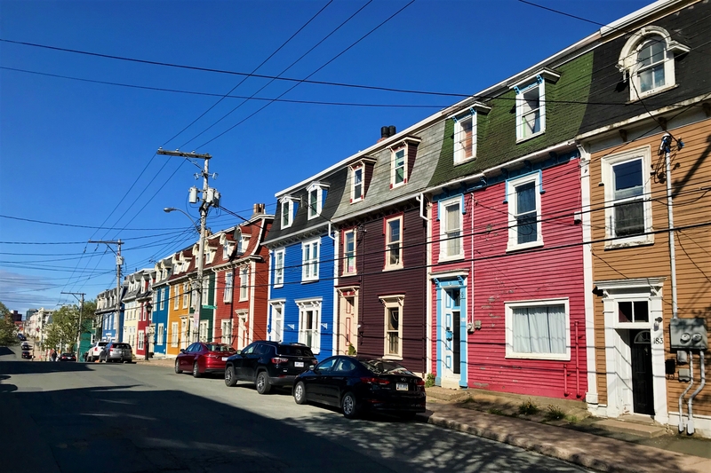 Jellybean Row a very photogenic place in St Johns