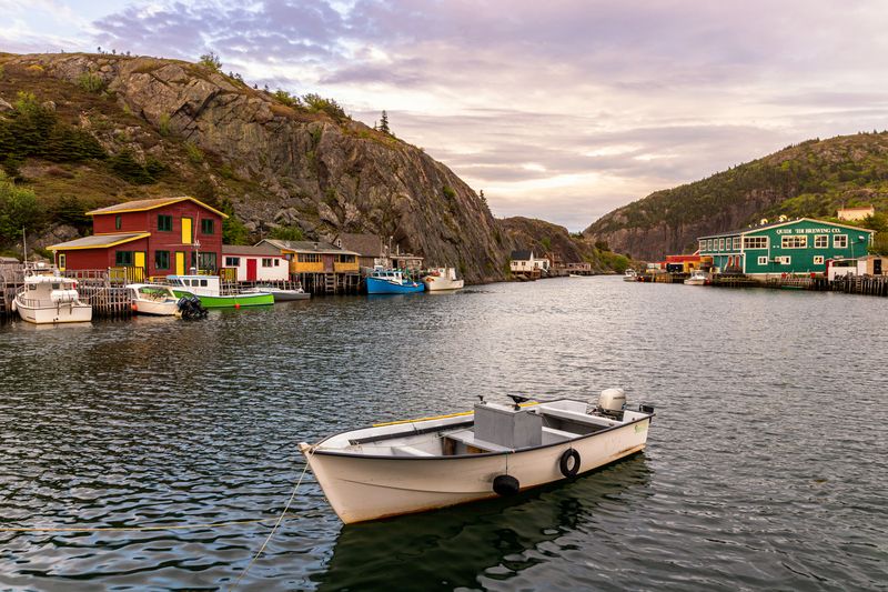 Quidi Vidi Harbour one of the top aesthetic spots in St Johns, Newfoundland and Labrador