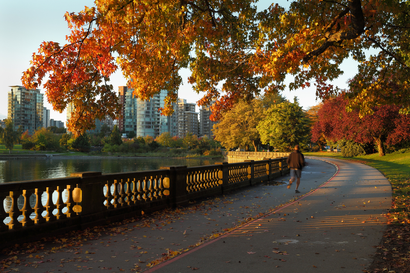 Best Photography spots in Vancouver-stanley park seawall.