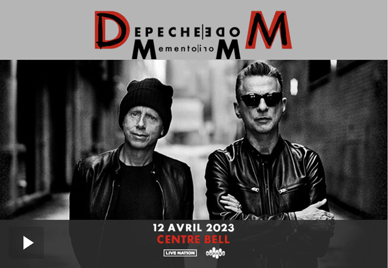 Depeche Mode Montreal April 2023