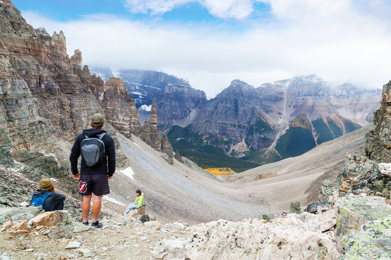 Hike into the mountains in Alberta one of the Best places to visit in Canada for nature lovers