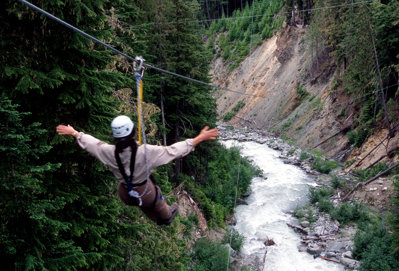 Whistler in April - Zipline