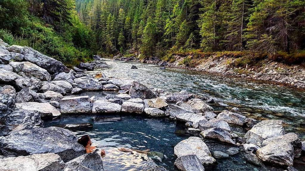 Relax in the Banff Hot Springs