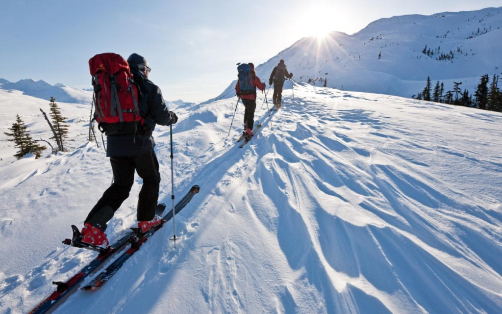 Snowshoeing and skiing in Whitehorse, Yukon